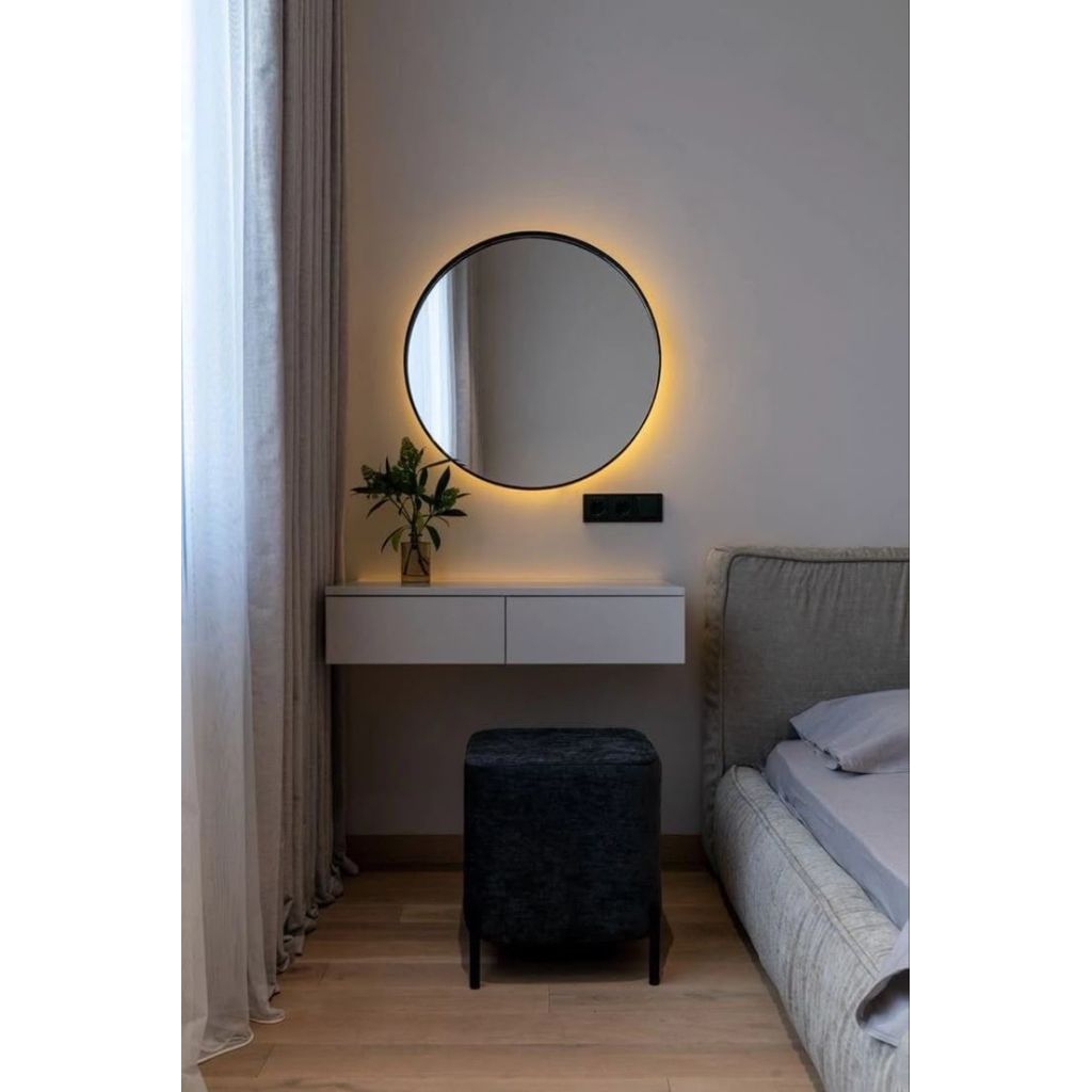 meja rias gantung/meja rias minimalis/meja rias 2 laci/meja rias aesthetic