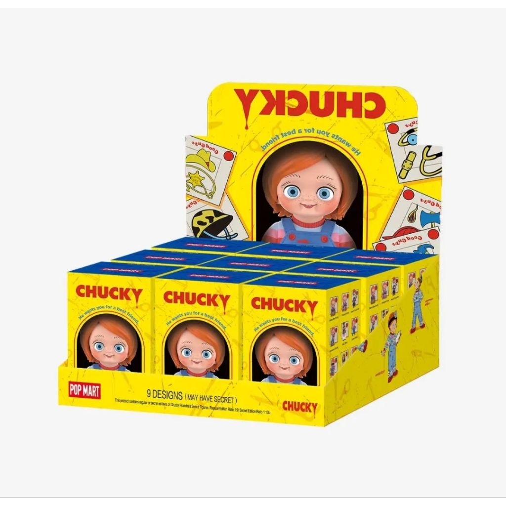 ( Ready Stock Selected ) Pop Mart Chucky show time chucky / figurine chucky