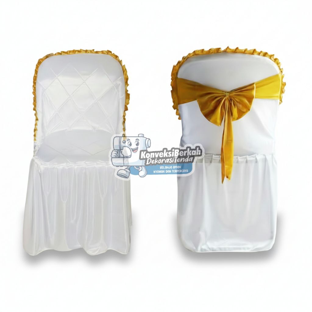 SARUNG KURSI CHITOSE LIPAT PAKAI BUSA / SARUNG KURSI / SARUNG KURSI CHITOSE / COVER KURSI