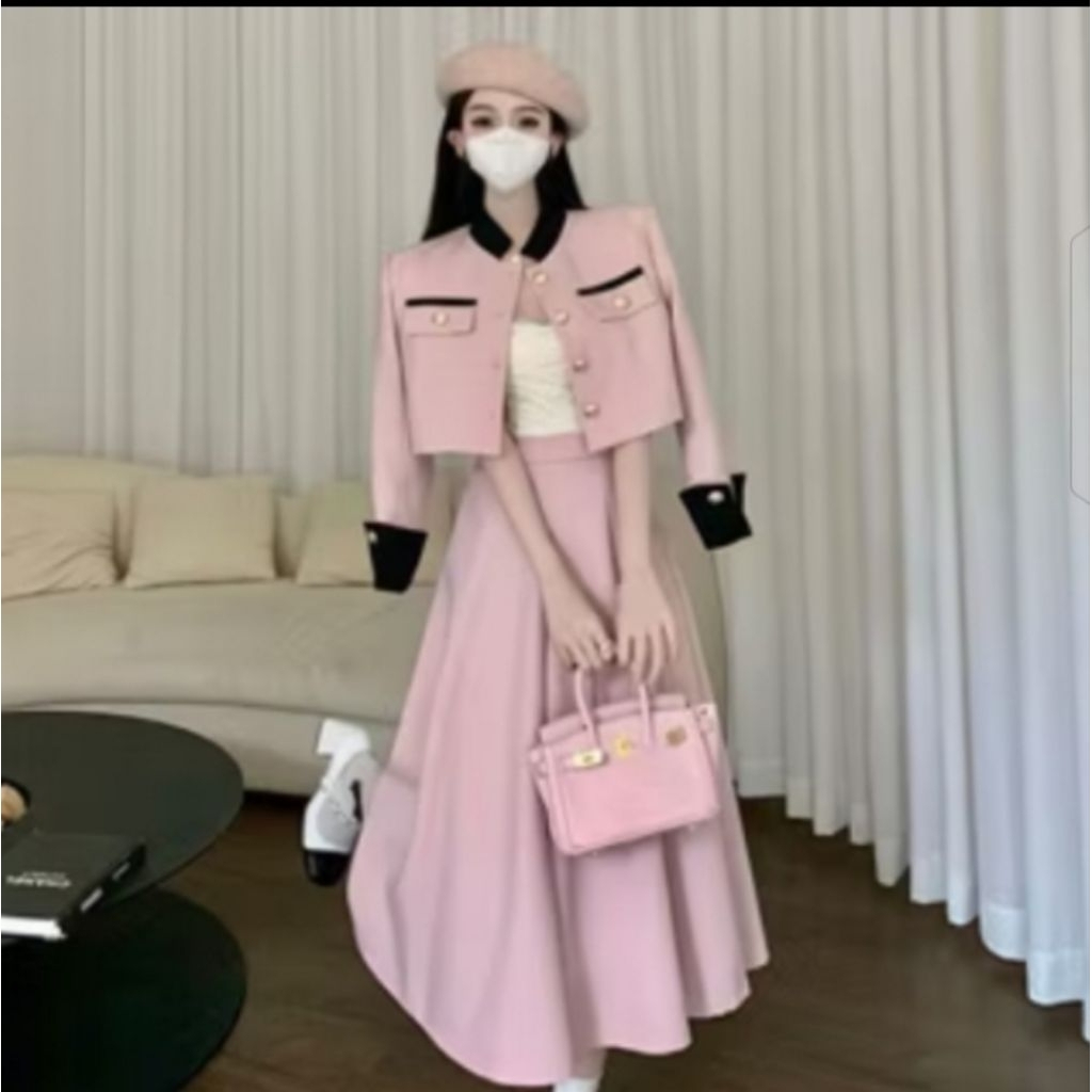 Rok Model KSetelan Baju Danorea One Set Wanta Remaja Kekinian Full Kancing Termura