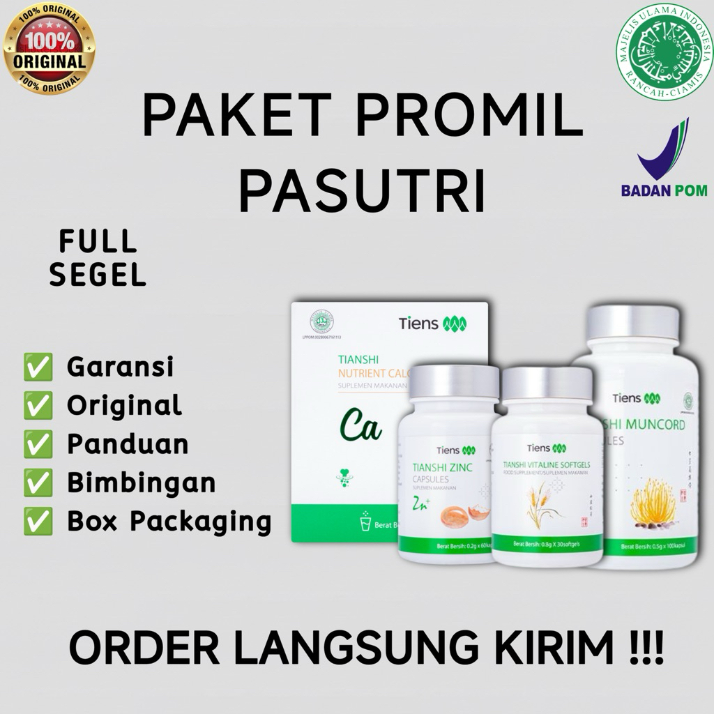 Tiens Paket Promil Pasutri ~ Original Resmi Sudah Bpom dan Halal Mui