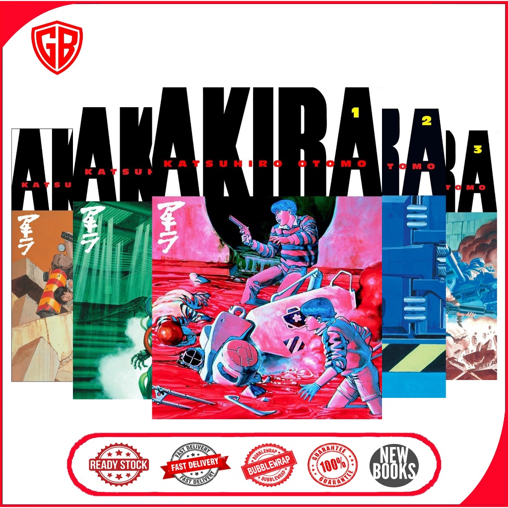 Manga Akira, by Katsuhiro Otomo (7 book series)