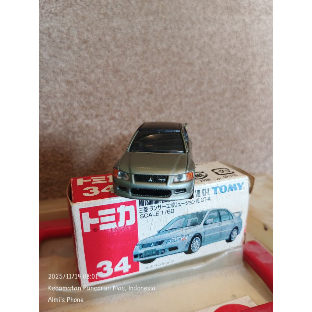 Tomica Regular Mitsubishi Evolution 7