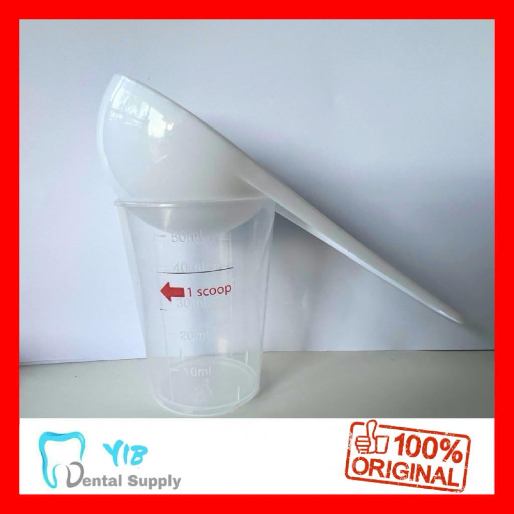Dental Sendok gelas ukur takar alginate set | dental alginate