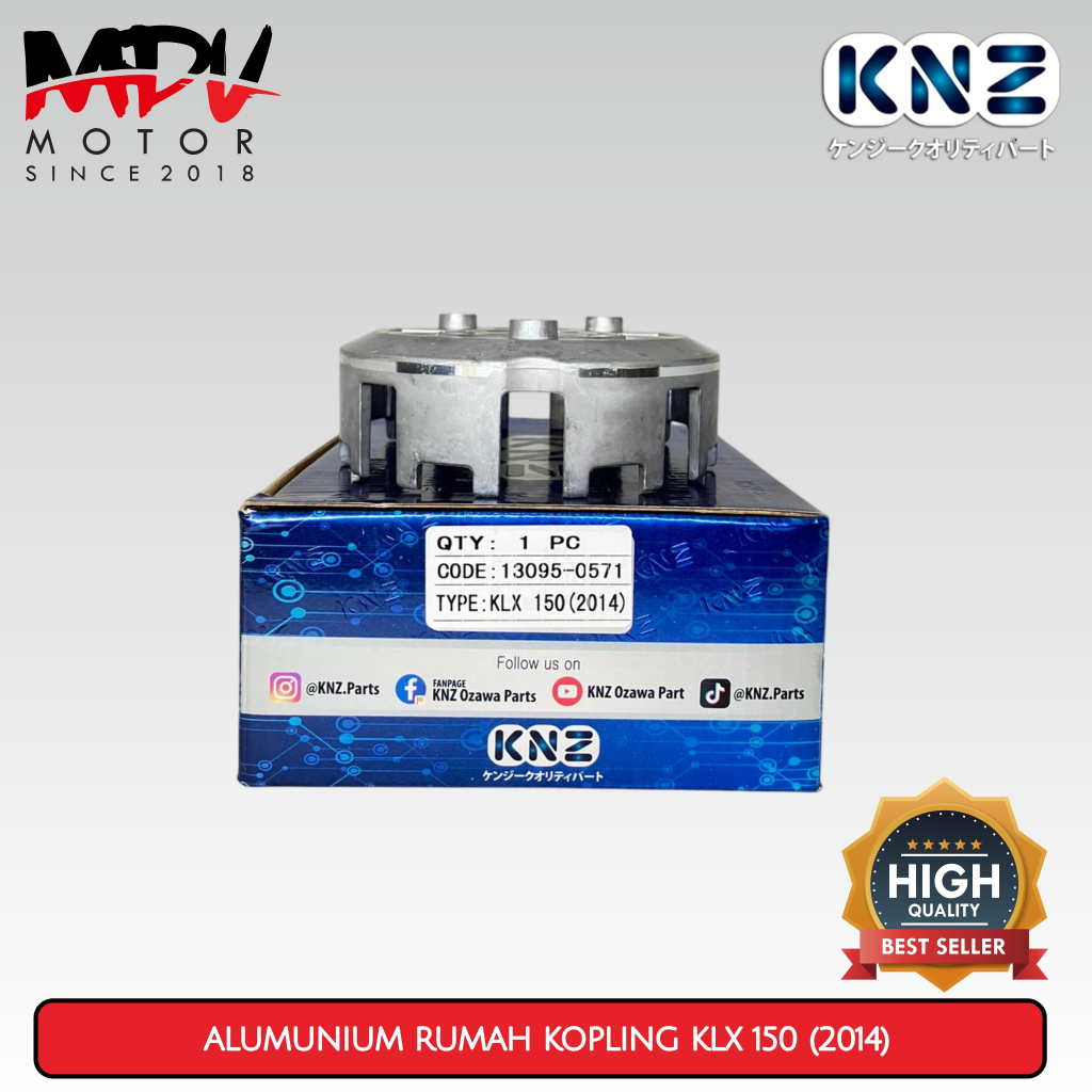 ALUMUNIUM RUMAH KOPLING KLX 150 (2014) KNZ