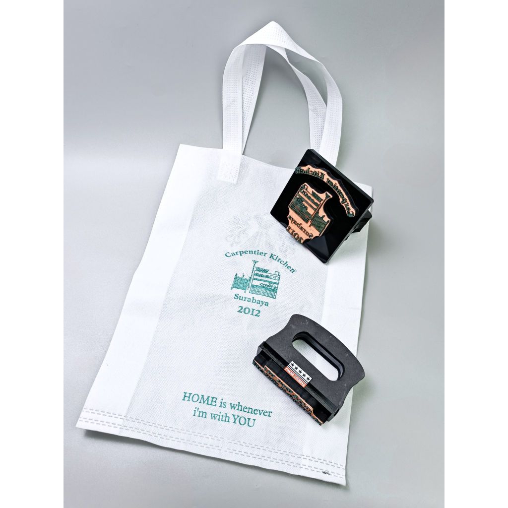 Jual Stempel Sablon Tas Kain Spunbond Tas Goodie bag Tas Kanvas