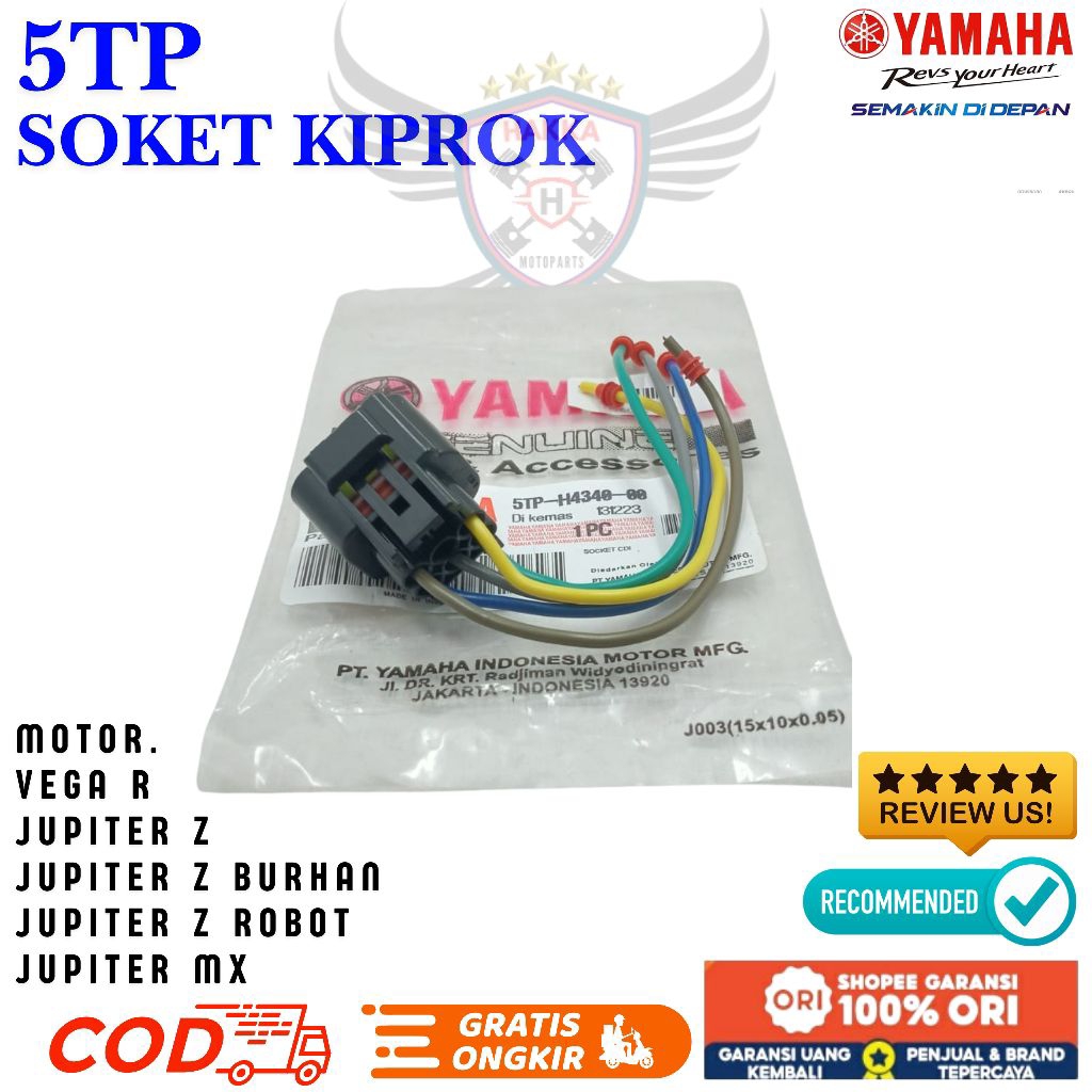 5TP ORIGINAL SOKET KIPROK YAMAHA VEGA R, SOKET KIPROK YAMAHA JUPITER Z BURHAN,SOKET KIPROK YAMAHA JU
