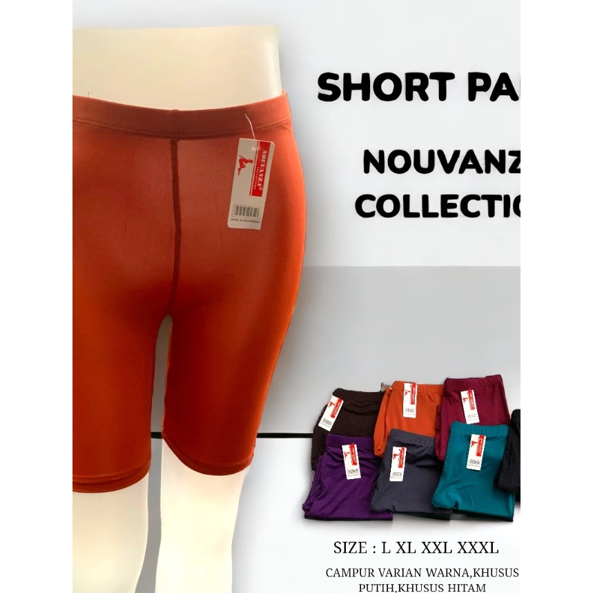 Celana Short Merek Nouvanza Collection Bahan Spandex / Celana Pendek Wanita