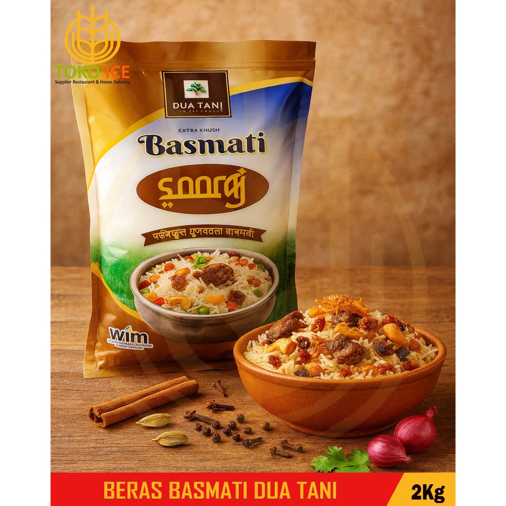 Beras Basmati Dua Tani 2kg / Beras Khusus Nasi Kebuli & Biryani