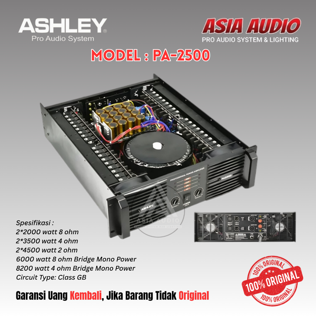 POWER ASHLEY PA-2500 ORIGINAL