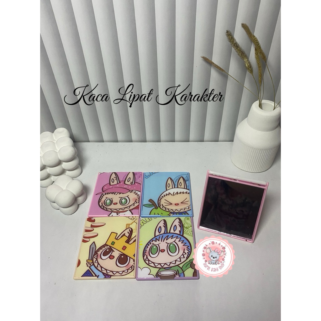 [ABS] 0009 - Kaca/Cermin Lipat Mini Karakter