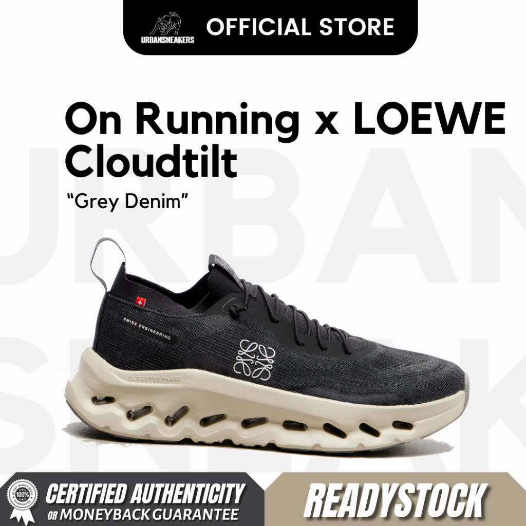 On Running x LOEWE Cloudtilt Grey Denim