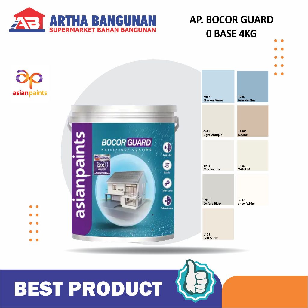 ASIAN PAINT BOCOR GUARD EXTERIOR WATERPROOFING 4KG