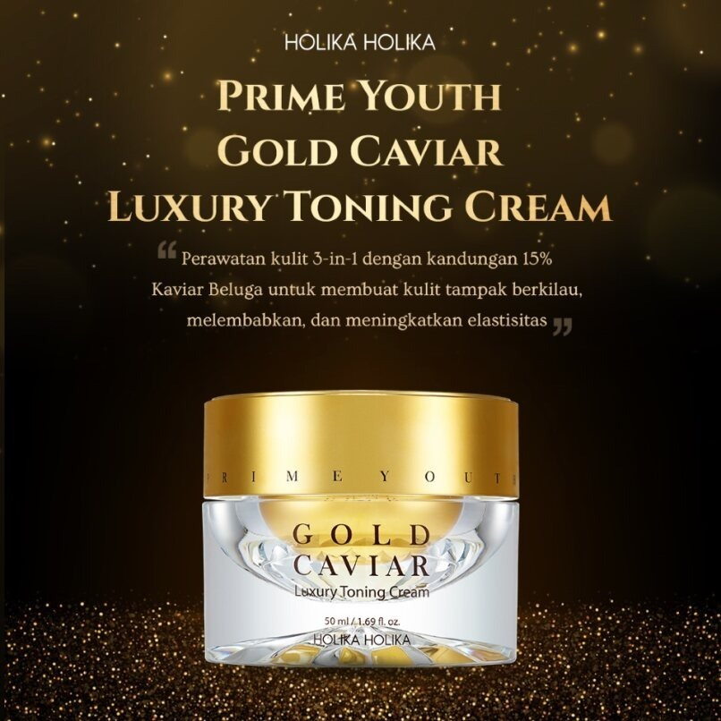 Holika Holika Prime Youth Gold Caviar Luxury Toning Cream
