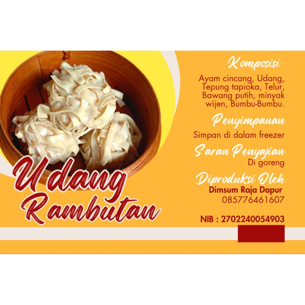 DIMSUM UDANG RAMBUTAN HOMEMADE