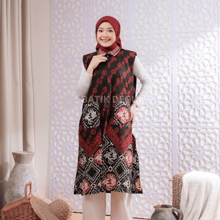 JALAPRIYA LONG OUTER/ OUTER BATIK WANITA/OUTER BATIK WANITA/ ALL SIZE