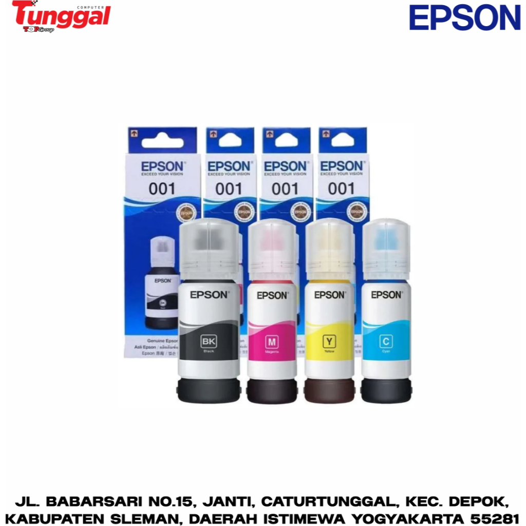 Tinta Epson 001 Printer L4150 L6160 L6170 L6190 Original