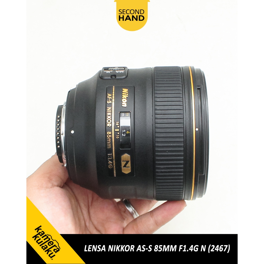 LENSA NIKKOR AF-S 85MM F1.4G N MULUS LIKE NEW cocok untuk nikon d600, nikon d610, nikon d5, nikon d8