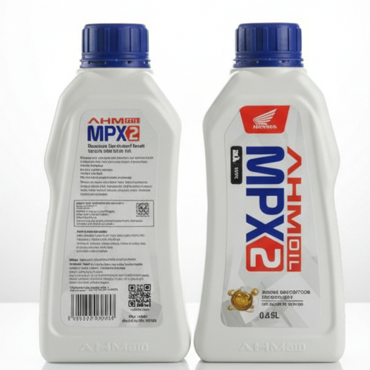 ( PAKET 1 DUS 24 BTL ) OLI AHM MPX2  0,65 LITER OLI PELUMAS MESIN MPX2 650 ML