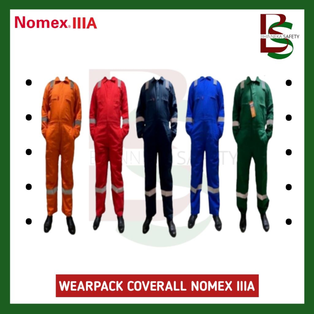 Coverall Nomex IIIA Wearpack Coverall Nomex 3A Flame Resistant Original