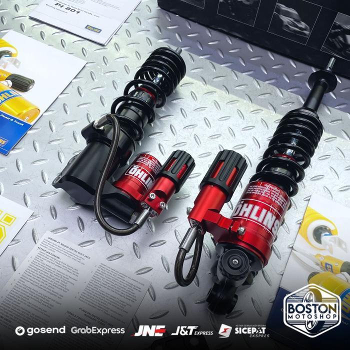 Ohlins - Shockbreaker Full Preload Black Red Vespa Sprint Primavera 150 iGET ABS