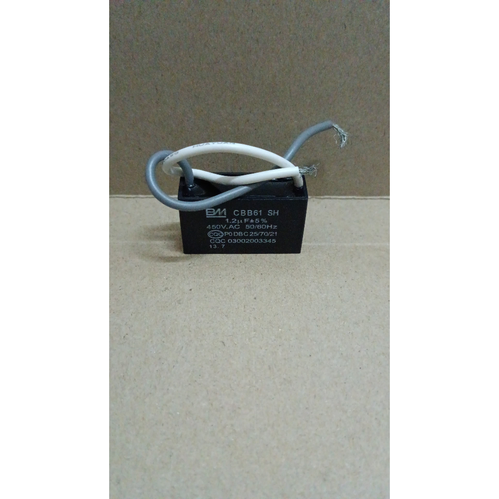 6128 kapasitor mesin cuci kipas angin kotak 1.2uf 1,2 uf cbb61 cbb 61