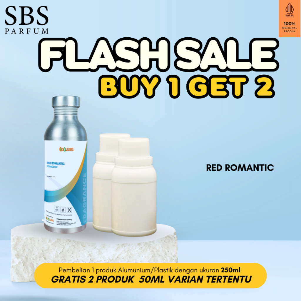 BUY 1 GET 2 FREE - Bibit Parfum Laundry Murni [Red Romantic]  | 250ml - Woody Floral