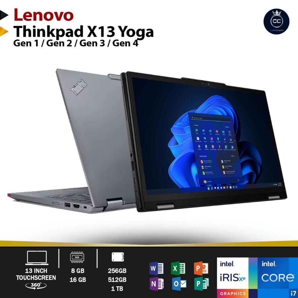 Lenovo Thinkpad X13 YOGA G4 / G3 / G2 / G1 Intel I7 I5 16GB 512GB Murah Bergaransi