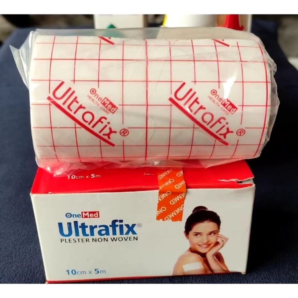 ULTRAFIX 10 CM X 5 METER . PERBAN LUKA PUTIH . PLESTER PUTIH UNTUK LUKA