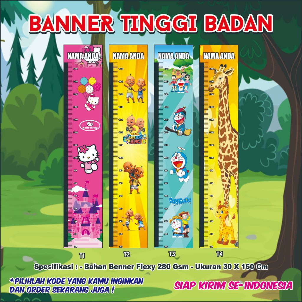 BANNER PENGUKUR TINGGI BADAN