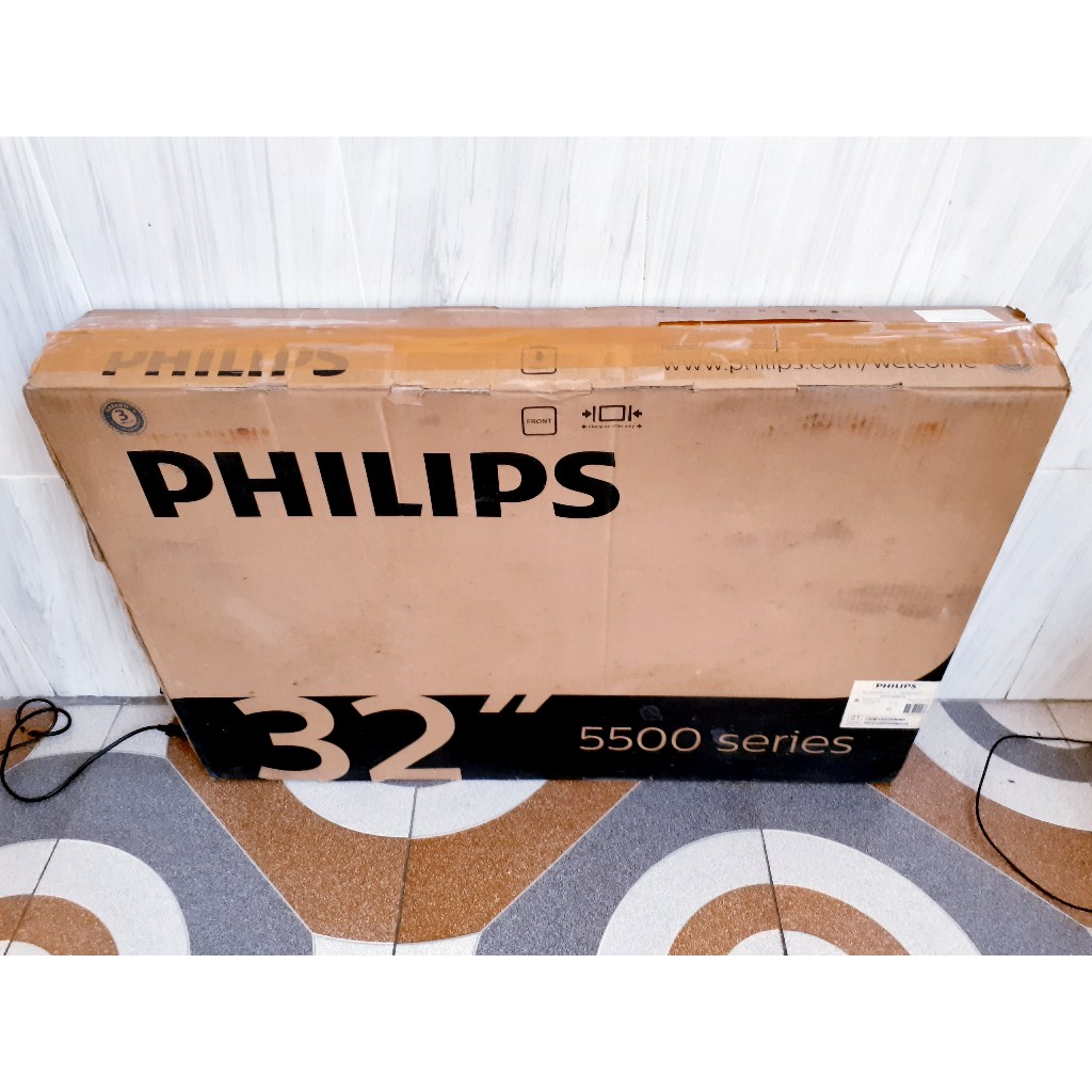 TV LED PHILIPS 32inch DIGITAL TV KONDISI NORMAL MULUS
