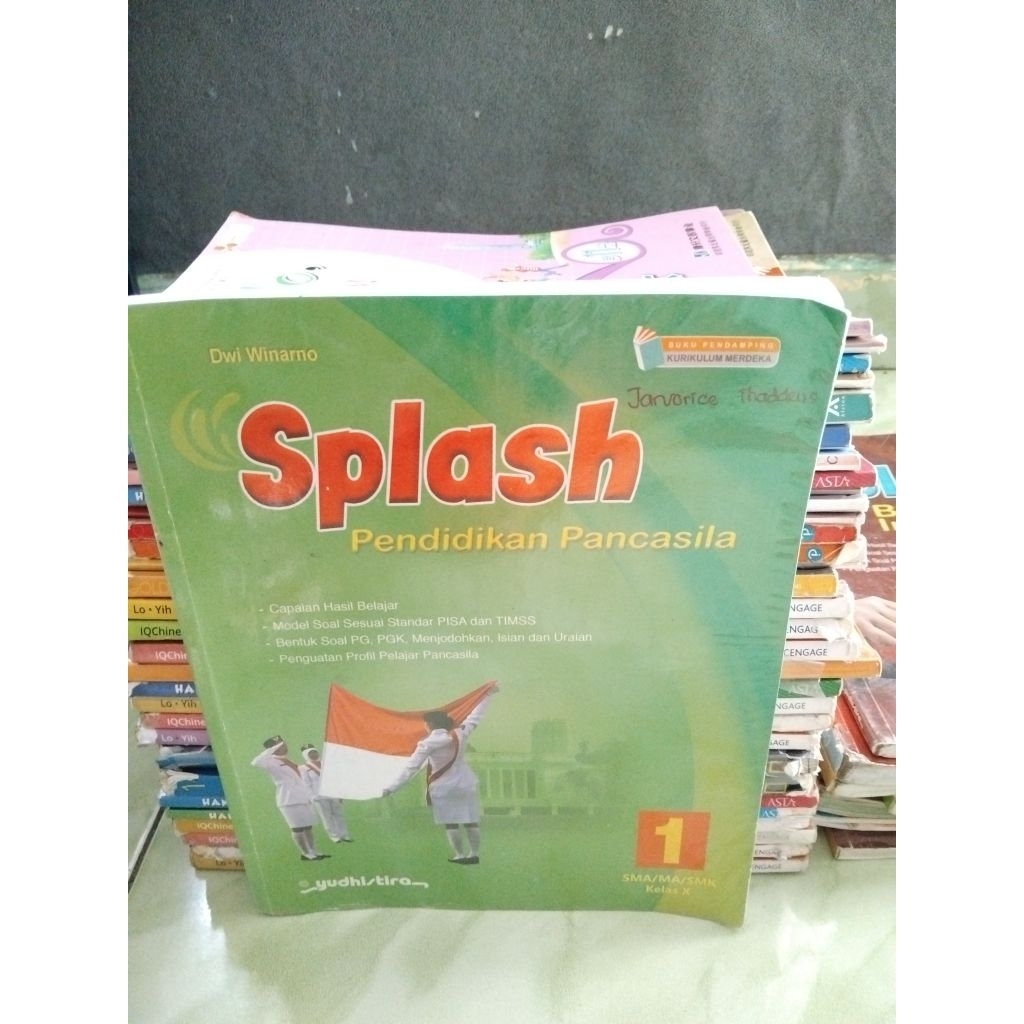 SPLASH PPKN SMA KELAS 1 ORI BEKAS