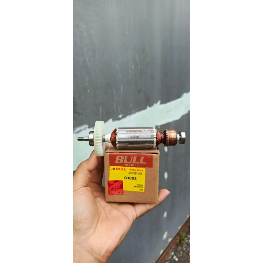Angker armature Bull G10SS for mesin gerinda hitachi 4 inch