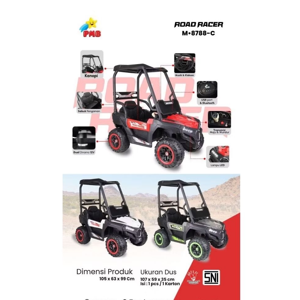 mobilan aki anak remot control m8788c