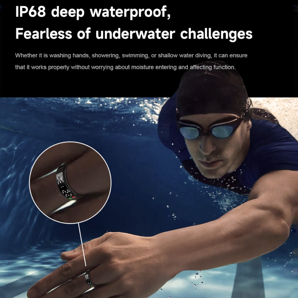 New Product Smart Ring For Men Women Health Tracker Bluetooth Smart Ring Cincin Dzikr Heart Rate