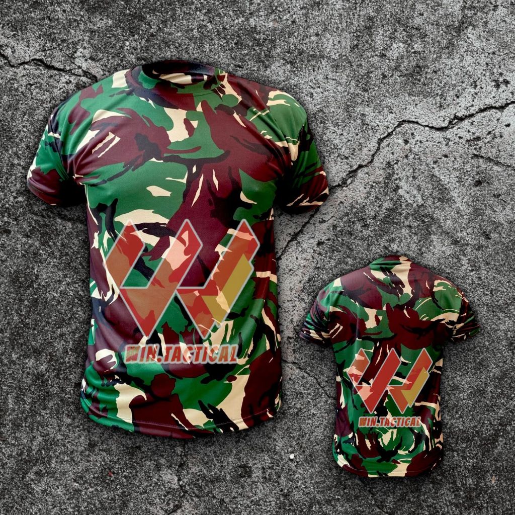 COD Baju Kaos TNI Loreng - Kaos TNI AD - Kaos Santai TNI - Kaos Loreng Santai - Kaos Loreng Lengan P