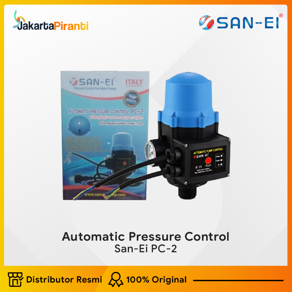 SAN EI OTOMATIS POMPA BOOSTER SAN EI PC 2 PRESURE CONTROL SAN EI APC Automatic Pressure Control Merk