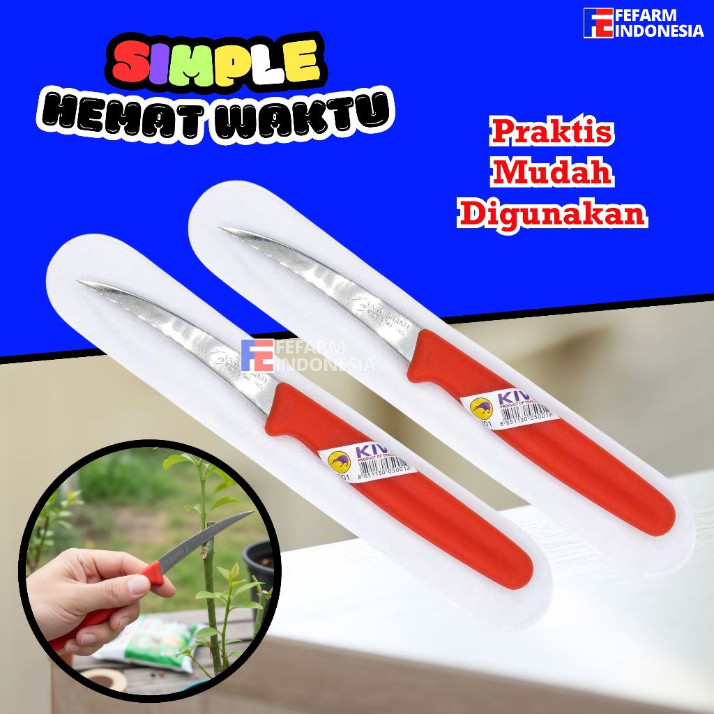 Pisau Okulasi Grafting Cangkok Alat Berkebun Tanaman FEFARM