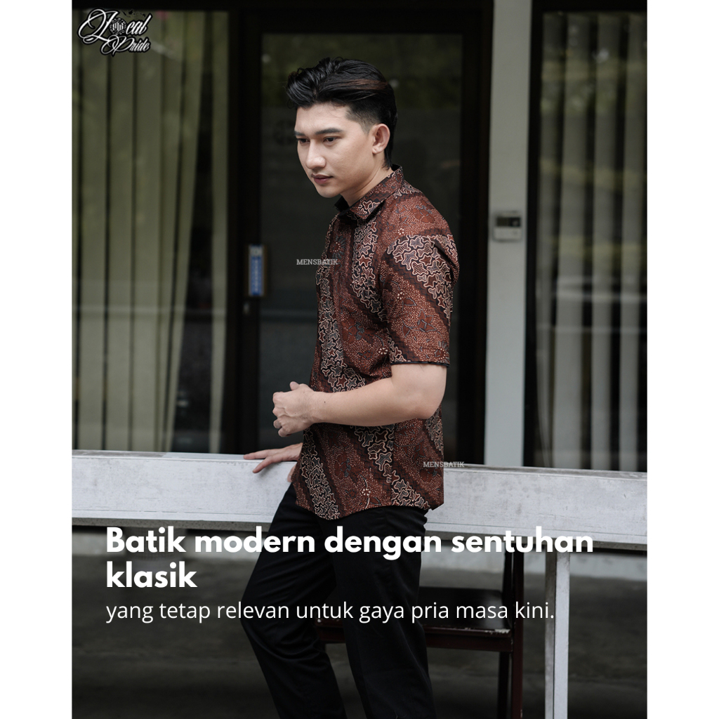 MENSBATIK - PARANG MANGGALA IV - Kemeja Batik Modern - Slimfit Stylish - Untuk Pria Visioner