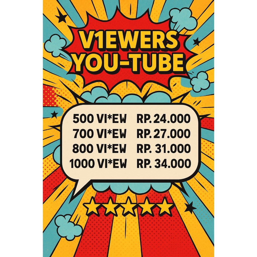 Diskon Viewer Youtube Short View Paling Murah  Penonton YT Video Permanen Bergaransi Proses Cepat da