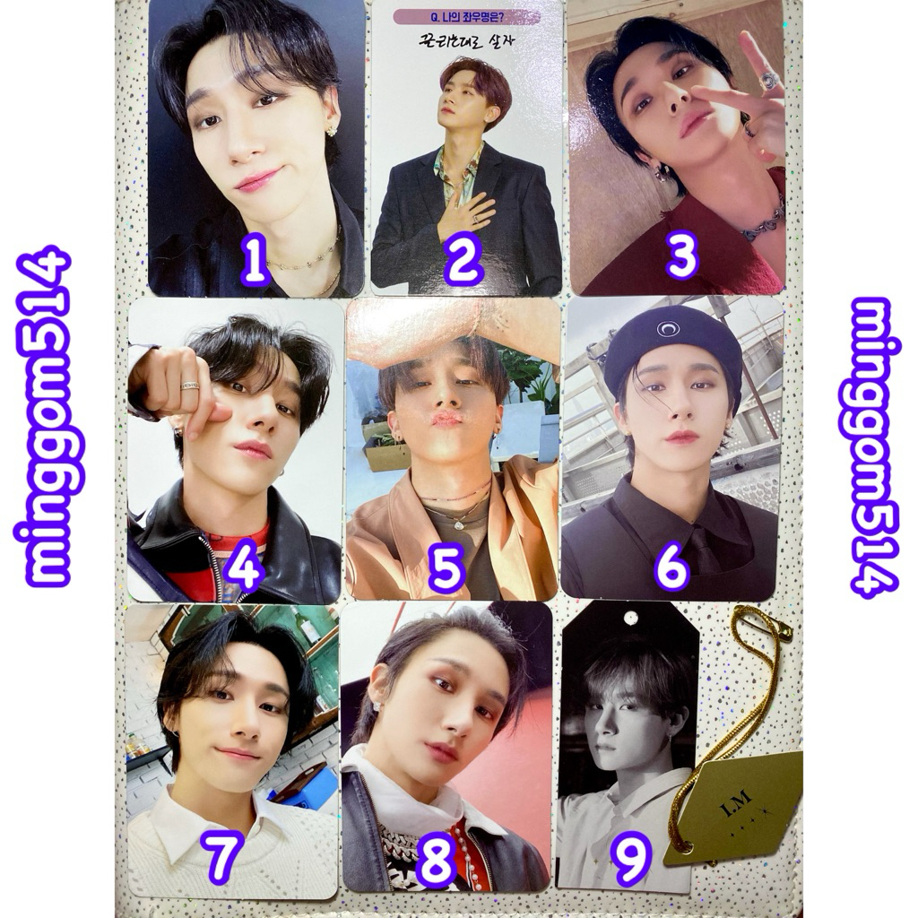 monsta x changkyun photocard pc 1