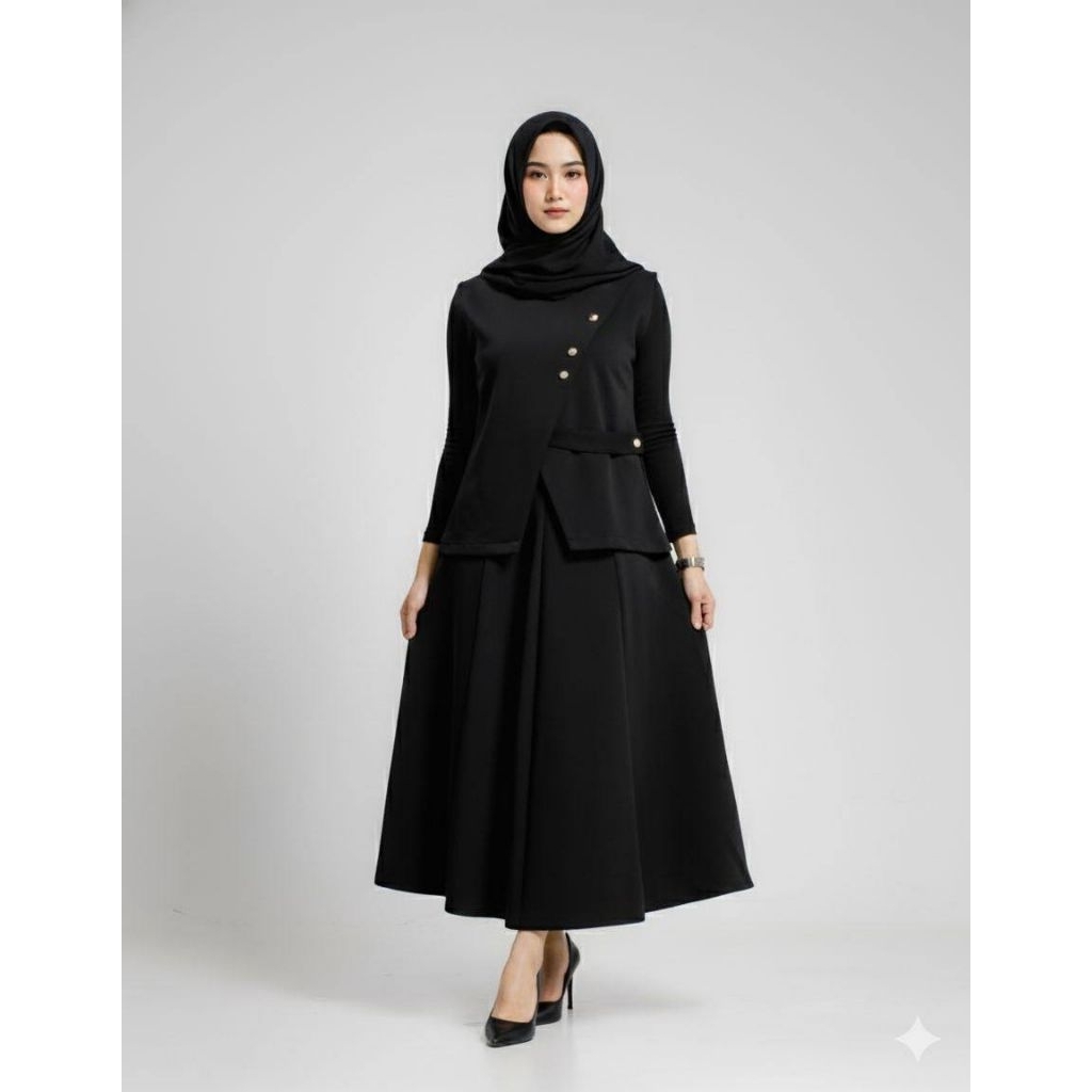 SETELAN ROK OUTER BAJU LEBARAN MURAH
