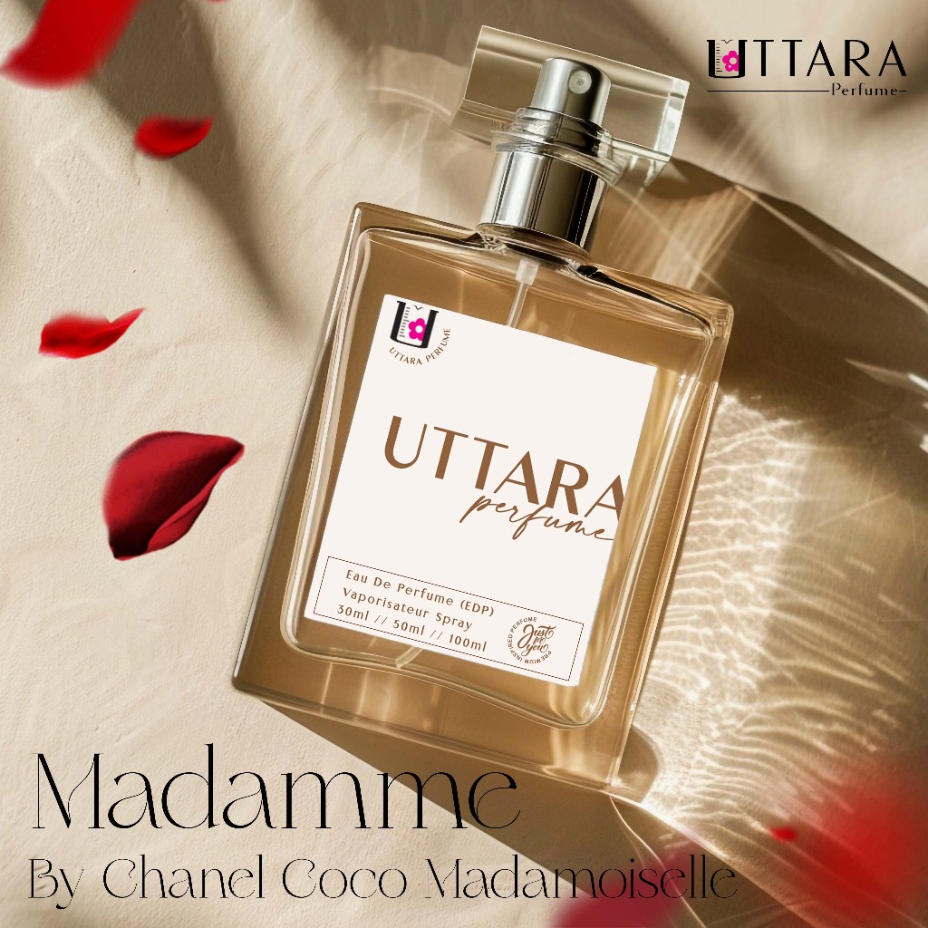 Parfum Mademoiselle MADAMME 30ml / 50ml / 100ml Uttara Parfum Refill ( COCO MADEMOISELLE )