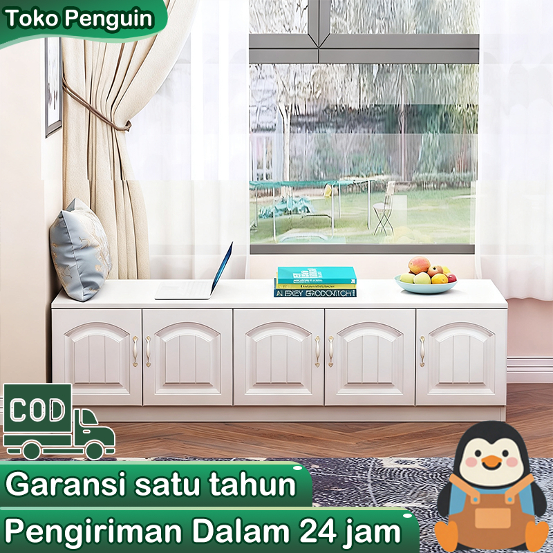 Lemari Jendela Teluk Lemari Kabinet Lemari Lemari Kecil Kayu Penyimpanan Cabinet Serbaguna Minimalis