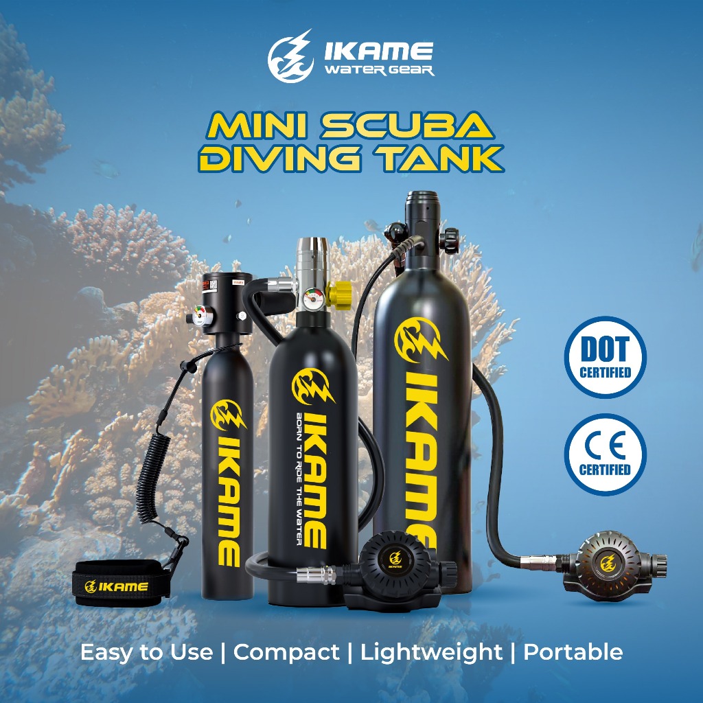 Mini Scuba Diving Tank IKAME - Tabung Selam Oksigen Mini Portable