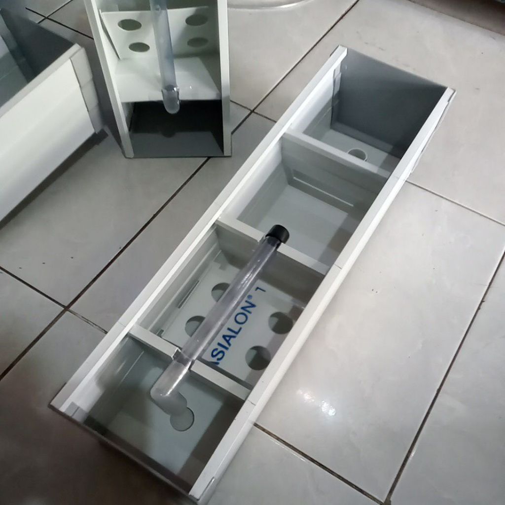 FILTER TALANG AKUARIUM 50 CM 3 CHAMBER / top filter akuarium 50cm