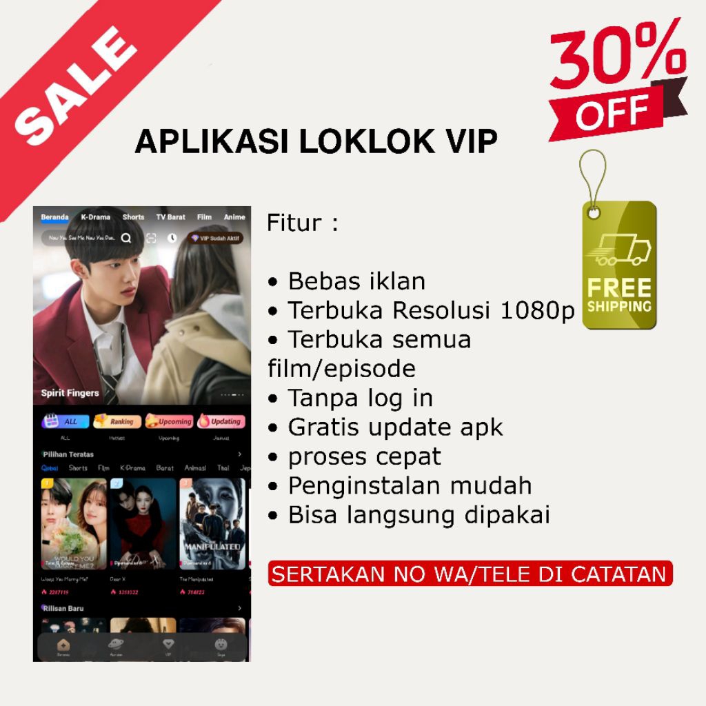 SOFTWARE LOKLOK VIP 1 TAHUN