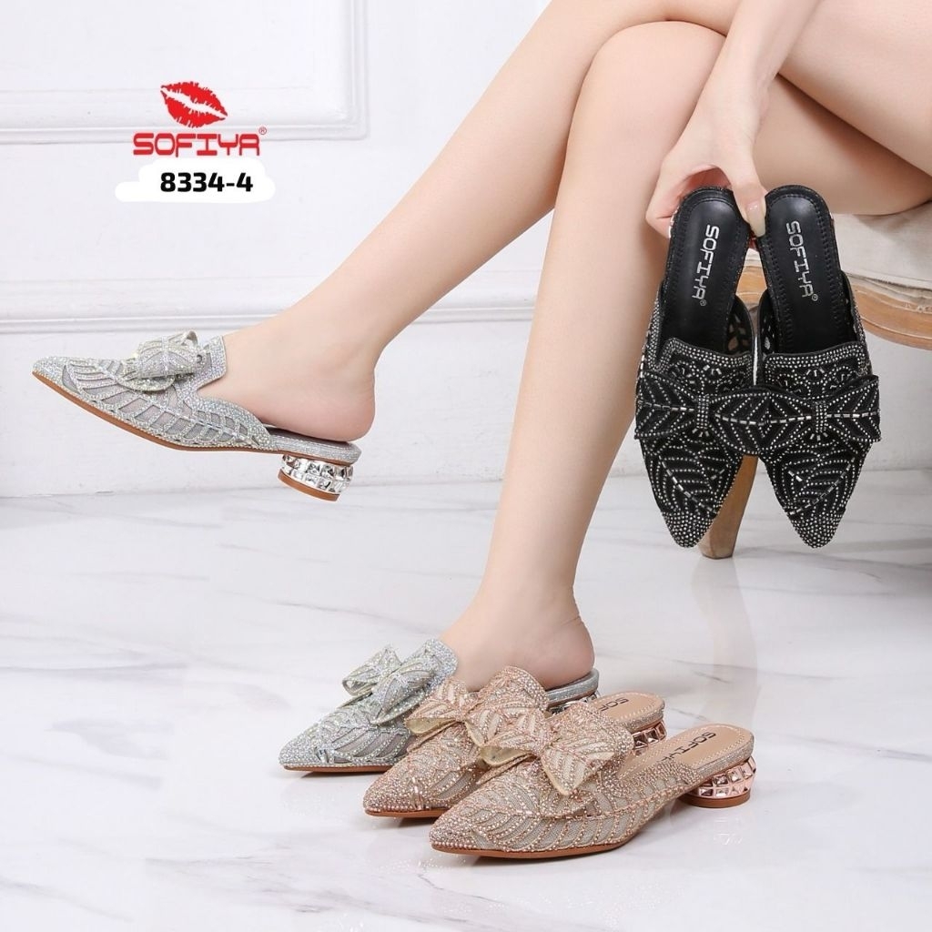 SENDAL PESTA WANITA SOFIYA TERBARU 8344-4 TERBARU