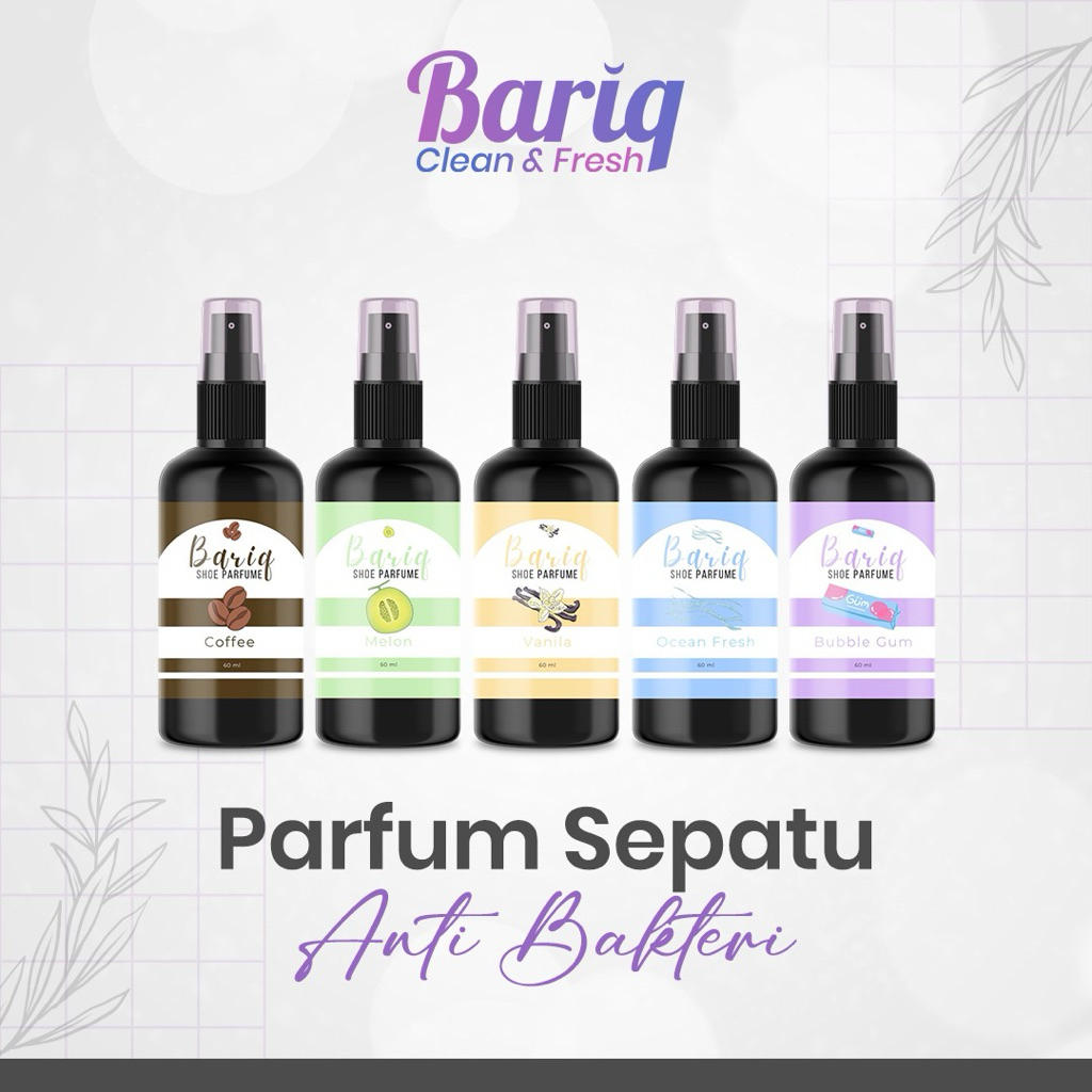 Bariq Parfum Sepatu Antibakteri - Parfum Sepatu - Parfum Sepatu Antibakteri - 60ML