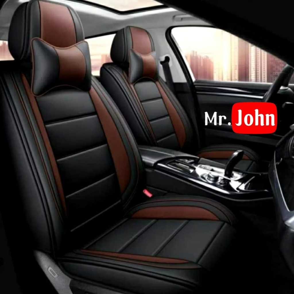 Sarung jok mobil kijang LSX kijang LGX Kijang krista full 3 baris kulit sintetis oscar